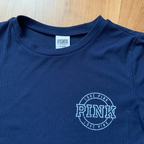 Dark blue PINK tee - Picture 2 of 2